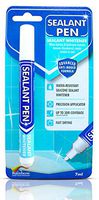 Sealant Pen White - Silicone Caulk Whitener, Mold and Mildew Concealer. Best for Home Sink, Kitchen, Showers, Bathroom, Wall, Ceiling and Floor Tile