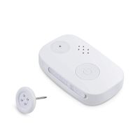 Ceepko Mini GPS Tracker for Kids, Button GPS Tracker with Precise Positioning, Voice Call, Trajectory Tracking, Electronic Fence Warning, Emergency Dialing