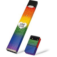 Skinit Decal Wrap for Juul E-Cigarette - Originally Designed Love is Love Rainbow Design