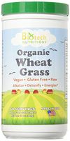 Biotech Nutritions Raw Organic Gluten Free Vegan Wheat Grass, 17 Ounce
