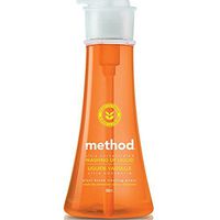 6 Pack Dish Pump, Clementine, 18 oz. Pump Bottle by METHOD (Catalog Category: Office Maintenance, Janitorial & Lunchroom / Cleaning Supplies)