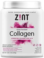 Zint Collagen Peptides Powder (16 Ounce): Anti Aging Hydrolyzed Collagen Protein Powder Beauty Supplement - Skin, Hair, Nails
