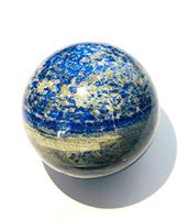 CRYSTALMIRACLE 223 Grams Lapis lazuli 52 MM Sphere Crystal Healing reiki feng shui home office gift psychic energy meditation throat chakra health wealth success metaphysical gemstone power vastu ball