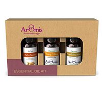 Aromis Essential Oils - Meditation Kit 1-100% Pure Therapeutic Grade Oils - Palo Santo, Ylang Ylang and Frankincense - 3 Pack - 10ml, Undiluted, Natural, Premium, Oil For Aromatherapy, Diffuser