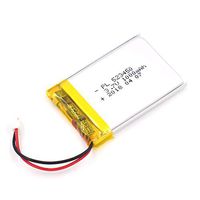 AKZYTUE 3.7V 1000mAh 523450 Lipo Battery Rechargeable Lithium Polymer ion Battery Pack with JST Connector