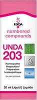 UNDA - UNDA 203 Numbered Compounds - Homeopathic Preparation - 0.7 fl. oz.