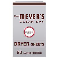 Mrs. Meyer’s Clean Day Dryer Sheets, Lavender Scent, 80 count