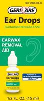 Ear Drops Wax Removal Carbamide Peroxide 6.5% compares to Ingredients in Debrox