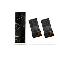 MightySkins Skin Compatible with Suorin Edge - Black Gold Marble | Protective, Durable, and Unique Vinyl Decal wrap Cover | Easy to Apply, Remove, and Change Styles | Made in The USA