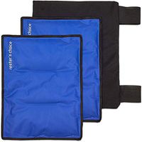 Gel Packs and Wrap - Use as Hip Ice Pack Wrap, Leg Ice Pack Wrap, or Cold Pack for Injuries, Shoulder, Knee, Back Pain – Hot & Cold Therapy for Swelling, Surgery - 11x14.5" | (2 Gel Packs + 1 Wrap)