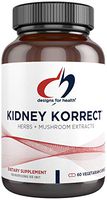 Designs for Health Kidney Korrect - Cordyceps + Ginseng + Astragalus Blood Sugar Support (60 Capsules)