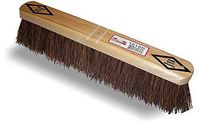 HUB City Industries 1636S Black Diamond Floor Brooms, Medium Stiff Palmyra, 36"