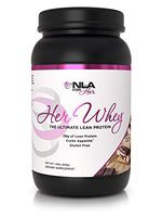 NLA for Her- Her Whey- Lean Whey Isolate Protein for Women-Added Amino Acids for Recovery, Builds Muscle, Curbs Appetite - 2.2 lb, 18 Servings (Hazlenut S'Mores)