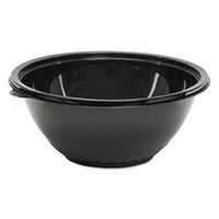 WNA WNAAPB160BL 160 oz Caterline Pack-N-Serve Plastic Bowl44; Black - Case of 25