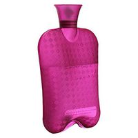 Happy Lily 1800ml Thick Transparent Hot Water Bottle, Purple, Great for Pain Relief, Hot and Cold Therapy Best Gift for Christmas