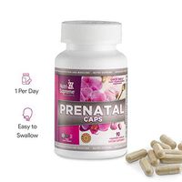 Prenatal Vitamins, One A Day - 90 Veggie Capsules - Pregnancy Multivitamin with Folate (DFE Folic Acid), Vitamin A, C, D, E, B1, B2, B3, B6, B12, Calcium, Iron, Zinc, Biotin and More