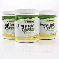 L-Arginine Plus® Official Formula 3-Pack Lemon Lime L-arginine Supplement Buy 3 and Save - Blood Pressure, Cholesterol and More Energy Heart Health Supplement (3) (13.4 oz Each)
