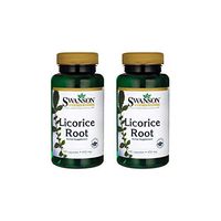 Swanson Licorice Root 450 mg 100 Caps 2 Pack