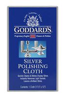 Goddard's Silver Polishing Cloth, 17.5"L x 13"W, Blue, 1-Piece Cleaning Cloth