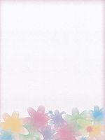 Pastel Floral Stationery Printer Paper 51 Sheets
