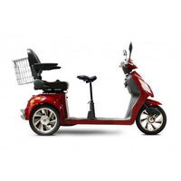 Two Passenger Senior Scooter Color: Red