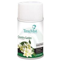 Timemist Metered Dispenser Country Garden Refill - Aerosol - 6000 ft³ - 6.6 fl oz (0.2 Quart) - Country Garden - 30 Day - 12 / Carton - Long Lasting, Odor Neutralizer