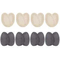 Metatarsal Pads Gel Ball of Foot Cushions Comfort Shoe Inserts for High Heels-8 Pairs Soft Reusable Forefoot Pads for Women Shoe Rapid Pain Relief