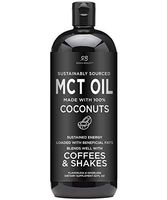 Premium MCT Oil Made only from Non-GMO Coconuts - 32oz. Keto, Paleo, Gluten Free and Vegan Approved.