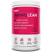 RSP AminoLean - All-in-One Pre Workout, Amino Energy, Weight Management Supplement with Amino Acids, Complete Preworkout Energy for Men & Women, Fruit Punch, 70 (Packaging May Vary)