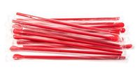 Perfect Stix Concession Spoon Straw, Plastic Wrapped, 8" Length, Red (Pack of 1,200)