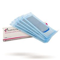Sutricon Silicone Scar Treatment Sheets - 5 silicone gel sheets of 5 cm x 30 cm size to individual adjustment (trimming) to the surface of the scar.