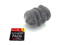 Steel Scouring Scrubs, Case of 144