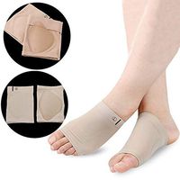 Symphony Foot Arch Support Sock, 1 Pair Silicone Gel Plantar Fasciitis Foot Arch Support Feet Care Pads