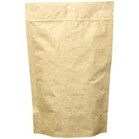 Kraft Mylar Stand Up Pouch 7.5"x11.5"x3.5", Pack of 100