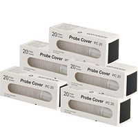 Ear Thermometer Disposable Probe Cover, High Precision Digital Thermometers Protective Jacketed, Non-Contact Prevent Infection Thin Membrane,100 PCS Refill Caps for All Braun ThermoScan Models