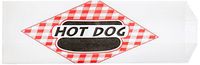 Benchmark 68001 Paper Hotdog Bag, 8-3/4" Width x 3" Height x 2" Depth (Case of 1000)