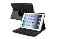 YarMonth - Lichee Pattern Case 360 Degrees Rotating Stand Leather Case for New Apple iPad Mini 7.85 inch / the iPad Mini 7 Inch / built-in Stand for Apple iPad Mini 7.85 inch Latest Generation 4G(Black)