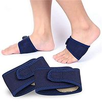 Beiswe 1Pair Compression Arch Support Sleeves Sock Mixed with Comfort Elastic Bandage Arch Flatfoot Orthotics for Foot Care