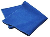 Pro-Clean Basics A73112 Microfiber Suede Clean & Polishing Cloth, Lint Free, 220 GSM, Blue, 16" x 16", Pack of 48