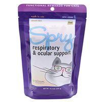 In Clover Spry Daily Respiratory and Ocular Support Soft Chews for Cats, with L-Lysine, Superfoods, and Prebiotics for a Strong Immune System, 10.5 oz. (300 Count)