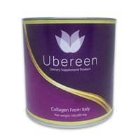 Ubereen Collagen 100,000 mg.(100 grams per bottle) Blended with vitamin C from Italy to help with wrinkles on the face, reduce dark circles, nourish nails and hair