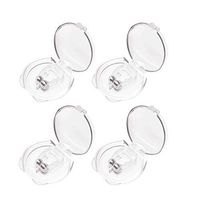 Anti Snoring Devices - Aovon [4 Pack] Silicone Magnetic Stop Snoring Device to Ease Breathing, Anti Snore Nose Clip Effective Sleeping Aid Relieve for Men/Women