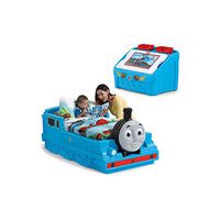 EU Thomas The Tank Engine Toddler Bed & Toy Box Bundle
