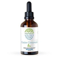Ceylon Cinnamon A120 Alcohol Herbal Extract Tincture, Super-Concentrated Organic Cinnamon (Cinnamomum Verum) (4 fl oz)