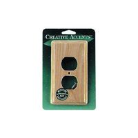 Jackson Deerfield 408U Ash Duplex Outlet Wall Plate