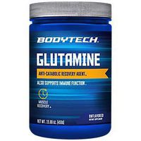 BodyTech Glutamine (Freeform Amino Acid) 4500 MG AntiCatabolic Recovery Agent, Unflavored (16 Ounce Powder)