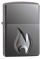 Zippo Flame Design, Black