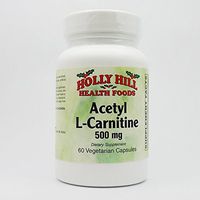 Holly Hill Health Foods, Acetyl L-Carnitine 500 MG, 60 Vegetarian Capsules