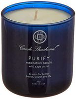 Carole Shashona Blue Purify Spirit and Style Meditation Candle