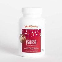 Vital Choice Wild Antarctic Krill Oil - A Natural Source of Antioxidants and Omega-3 Fatty Acids for Full Body Health / 1000mg Soft Gels, 60 Count Bottle, 410mg EPA+DHA/Purity and Potency Guaranteed